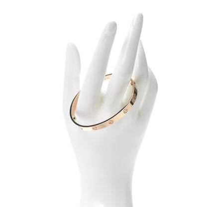 Cartier 18K Pink Gold LOVE Bracelet 18 2 of 7
