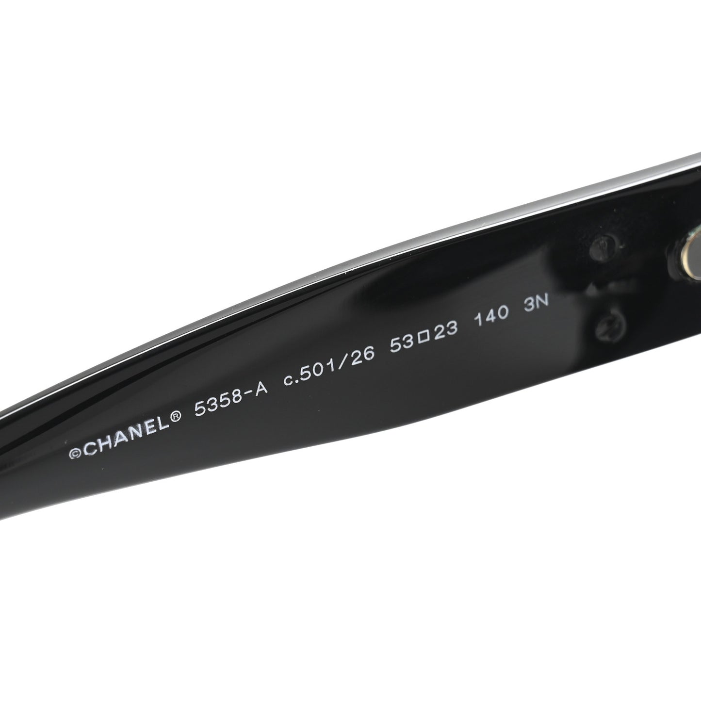 Acetate Butterfly Signature CC Sunglasses 5358-A Black