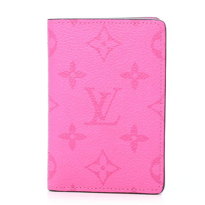 Louis Vuitton Taigarama Pocket Organizer NM Fuchsia 1 of 7