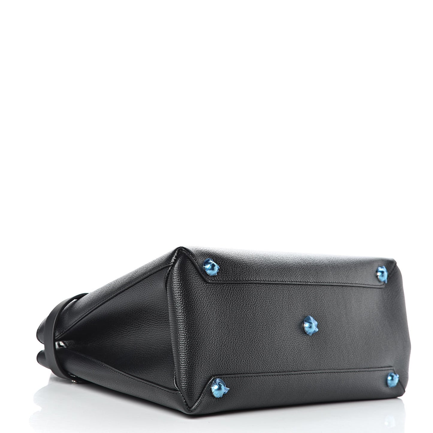 Derby Calfskin House Check Medium Banner Tote Black