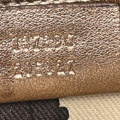 Gucci Monogram Medium Jolicoeur Tote Metallic 7 of 10