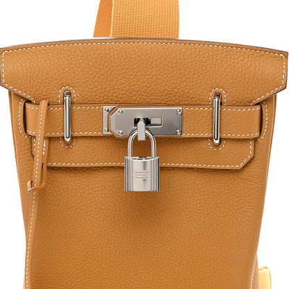 Hermes Togo Hac A Dos PM Backpack Naturel Sable 11 of 12