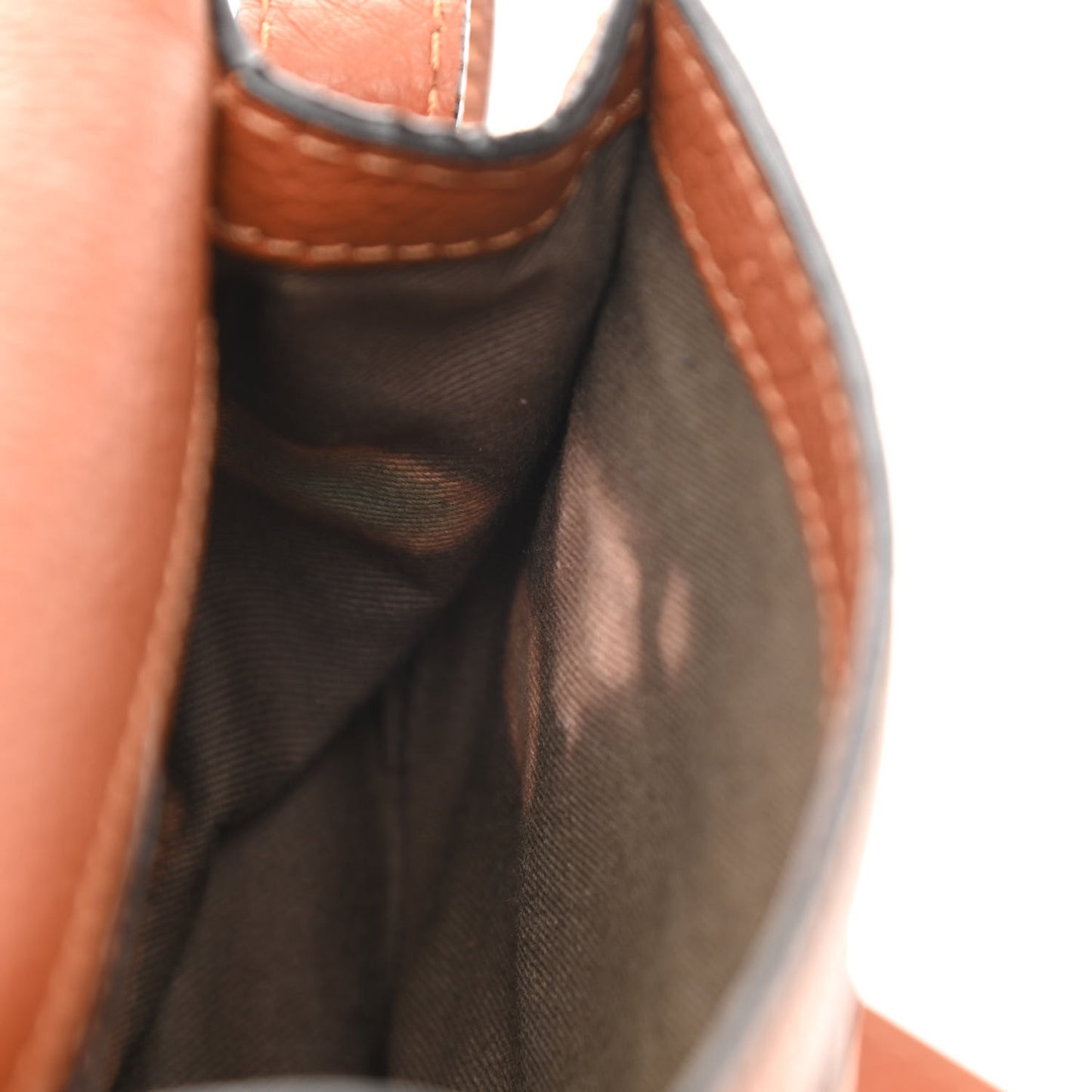 Calfskin Mini Marcie Round Crossbody Bag Tan