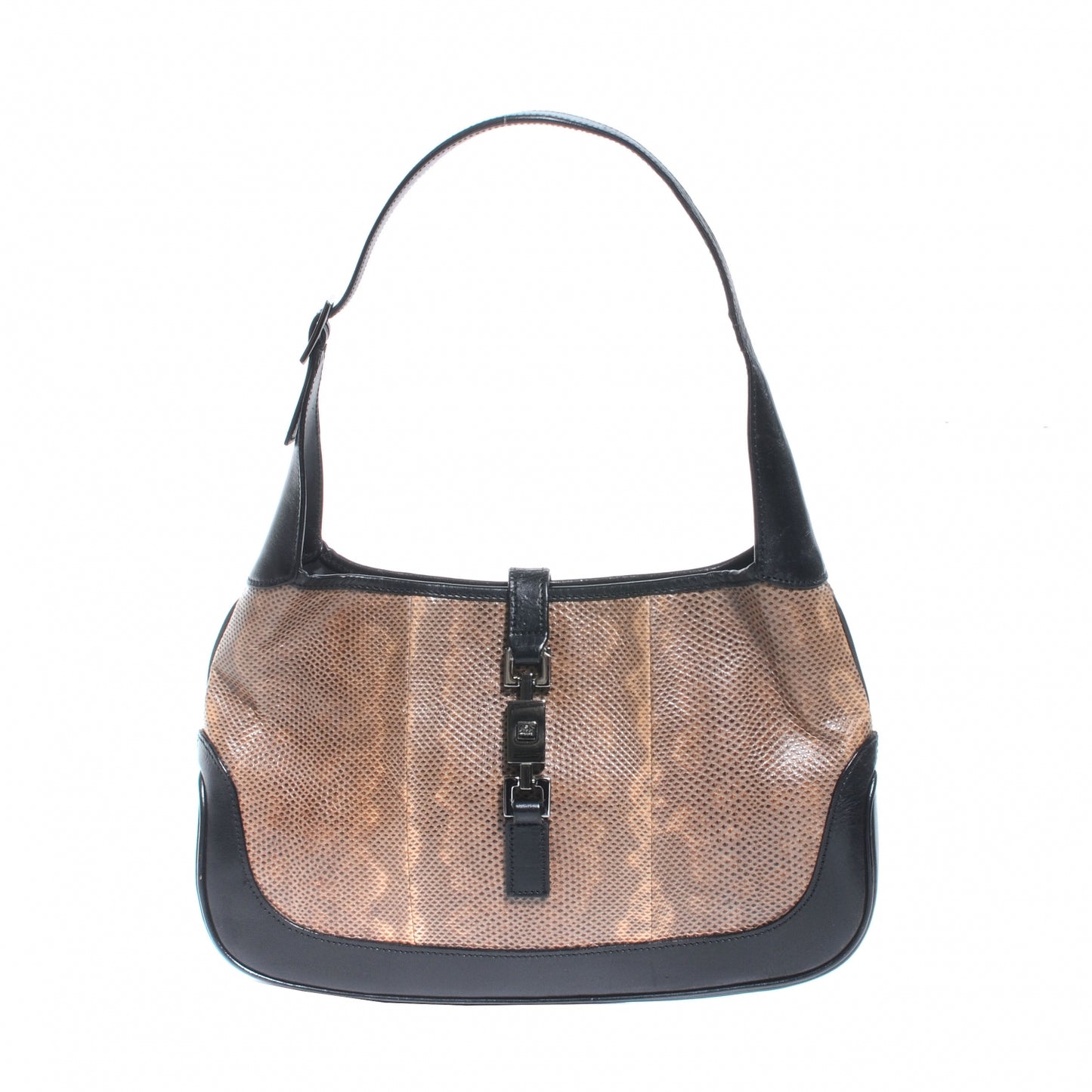 Lizard Jackie O Shoulder Bag