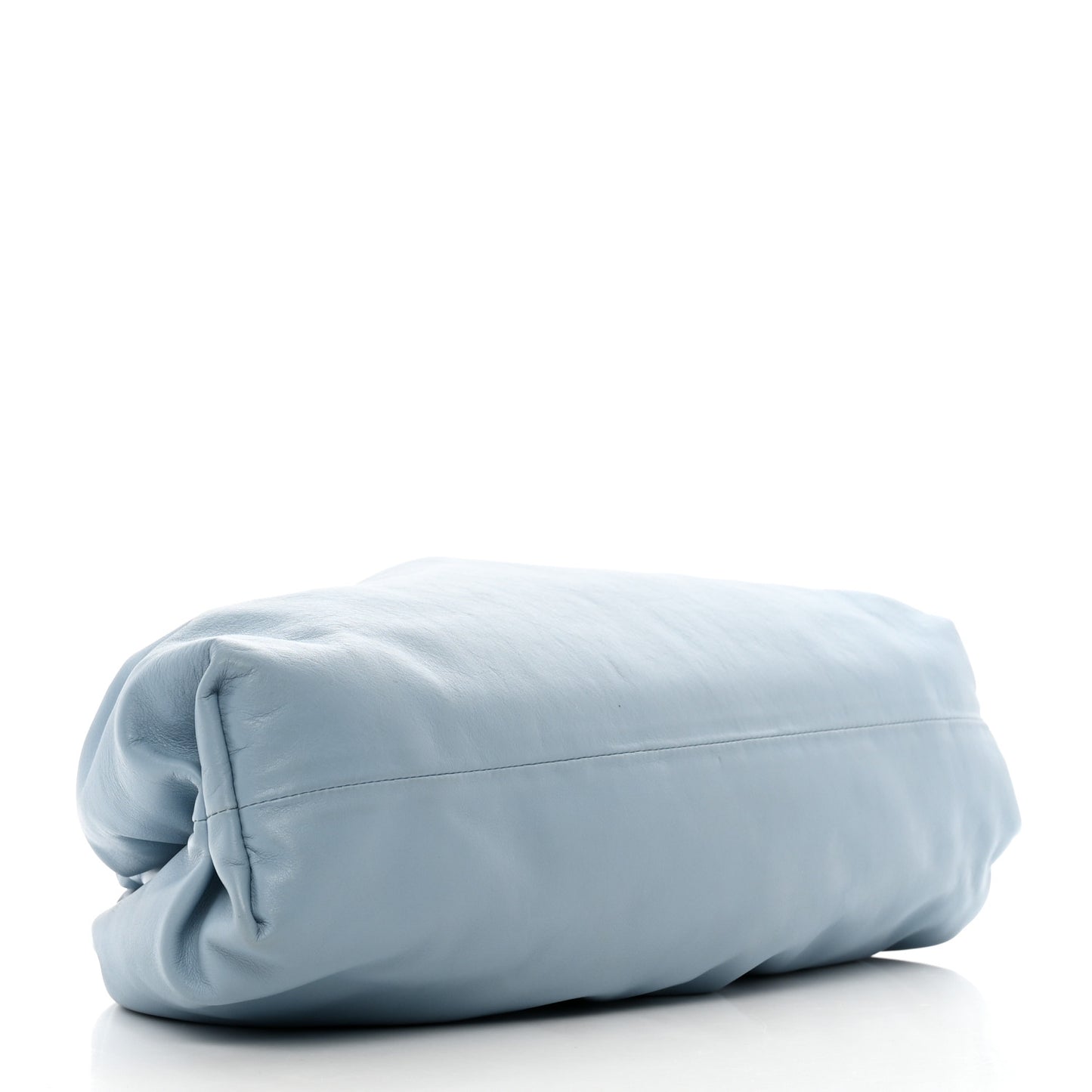 Smooth Butter Calf The Pouch Oversized Clutch Ice