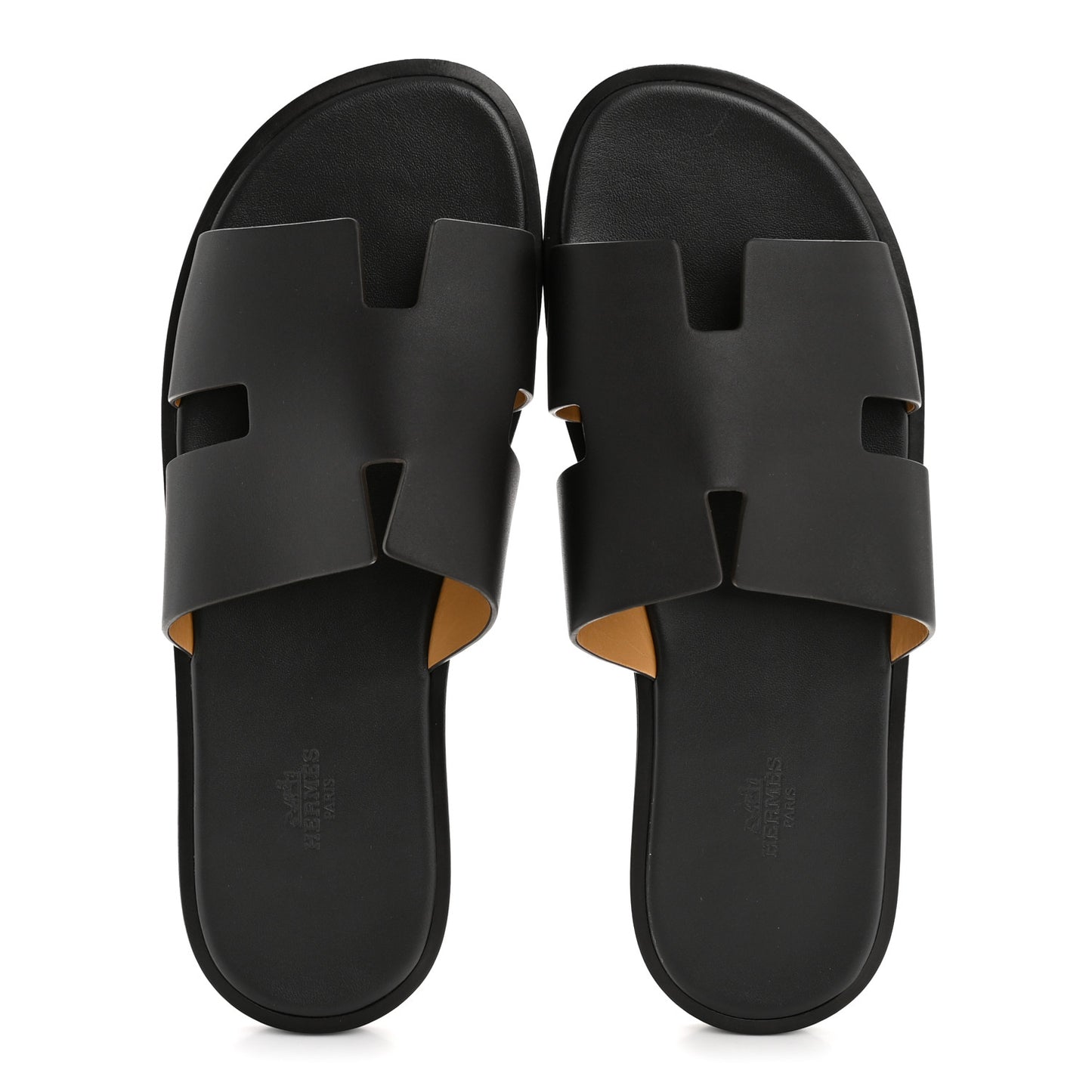 Calfskin Mens Izmir Sandals 43 Black
