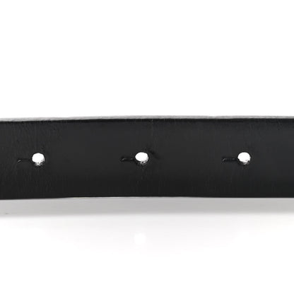 Chanel Calfskin Crystal Peace Sign Emoji Belt 75 30 Black 4 of 7