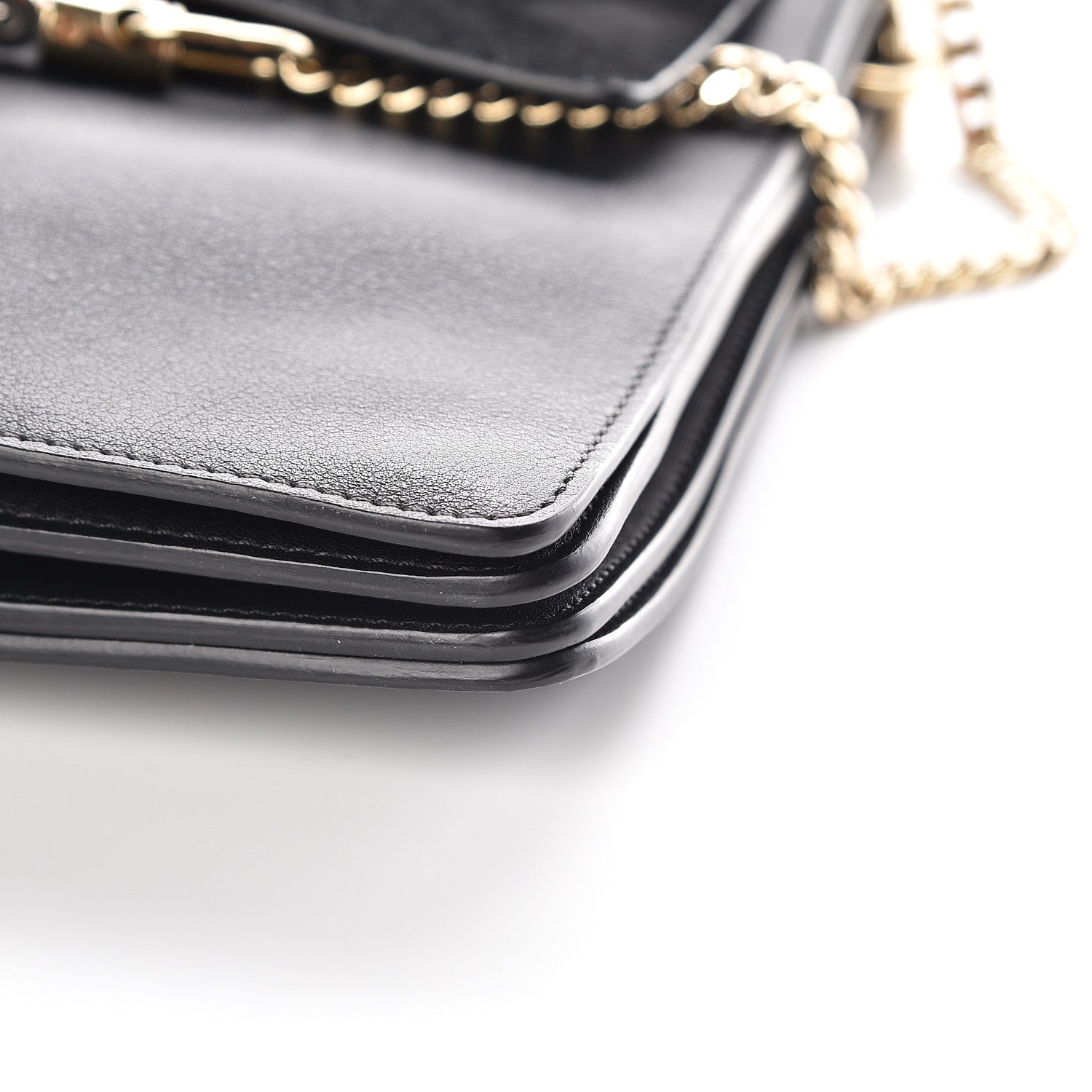 Chloe Suede Calfskin Medium Faye Shoulder Bag Black 13 of 13