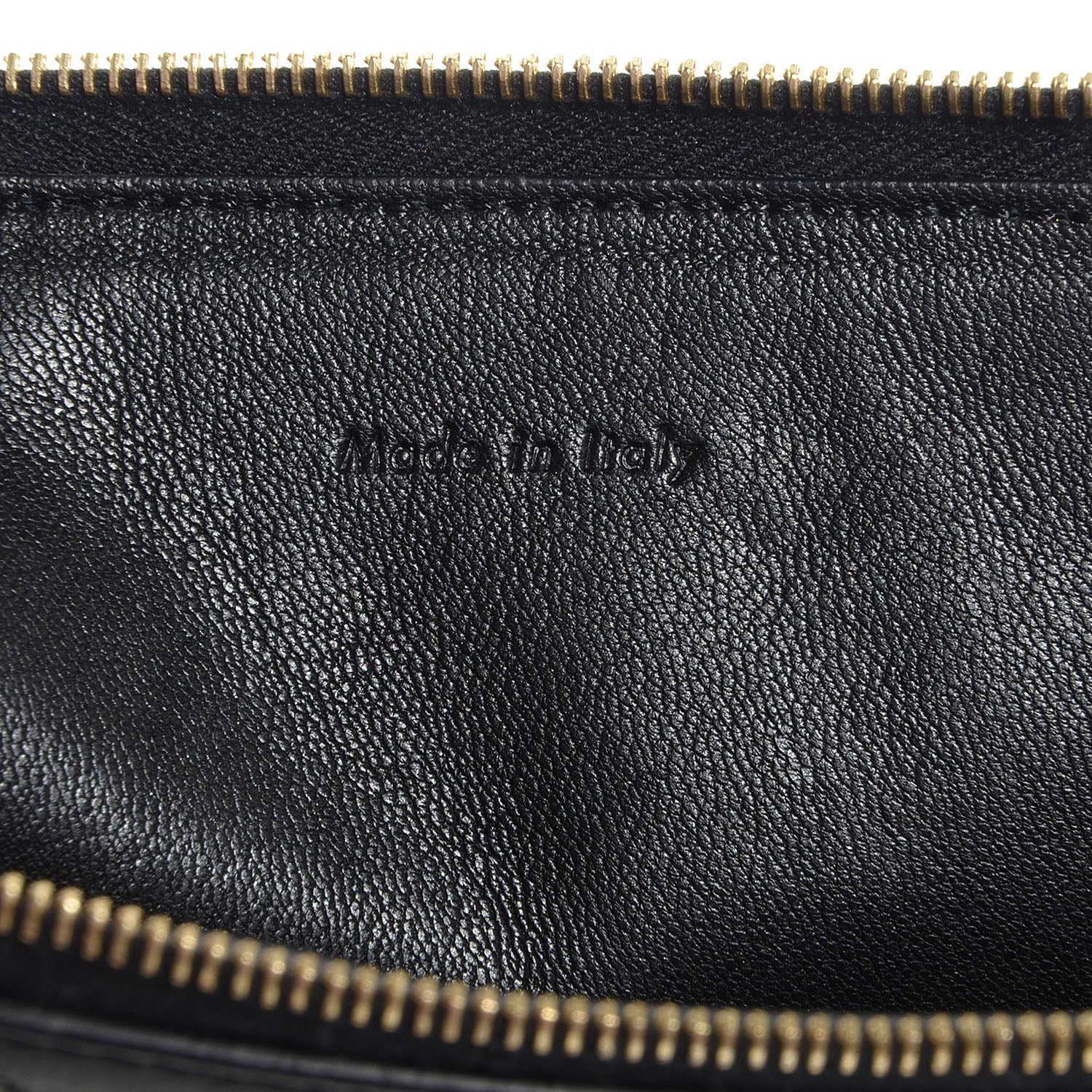 Celine Lambskin Bi-Color Coeur iPad Clutch Black White 6 of 8