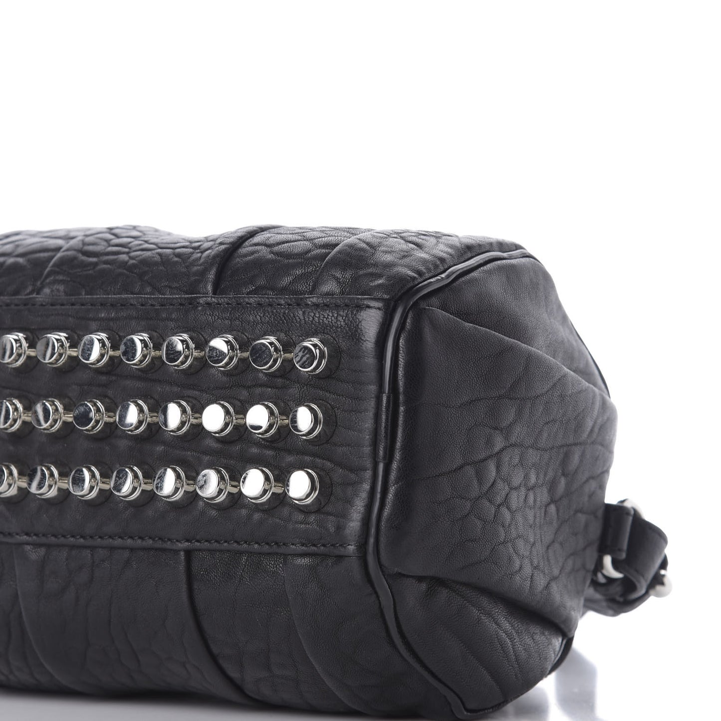 Pebbled Lambskin Mini Rockie Black Rhodium Hardware