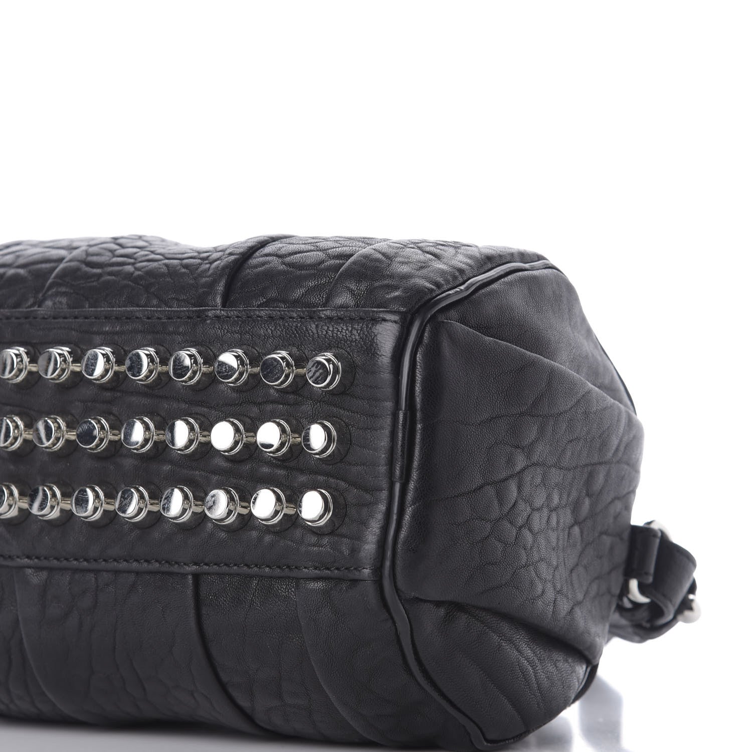Alexander Wang Pebbled Lambskin Mini Rockie Black Rhodium Hardware 6 of 9
