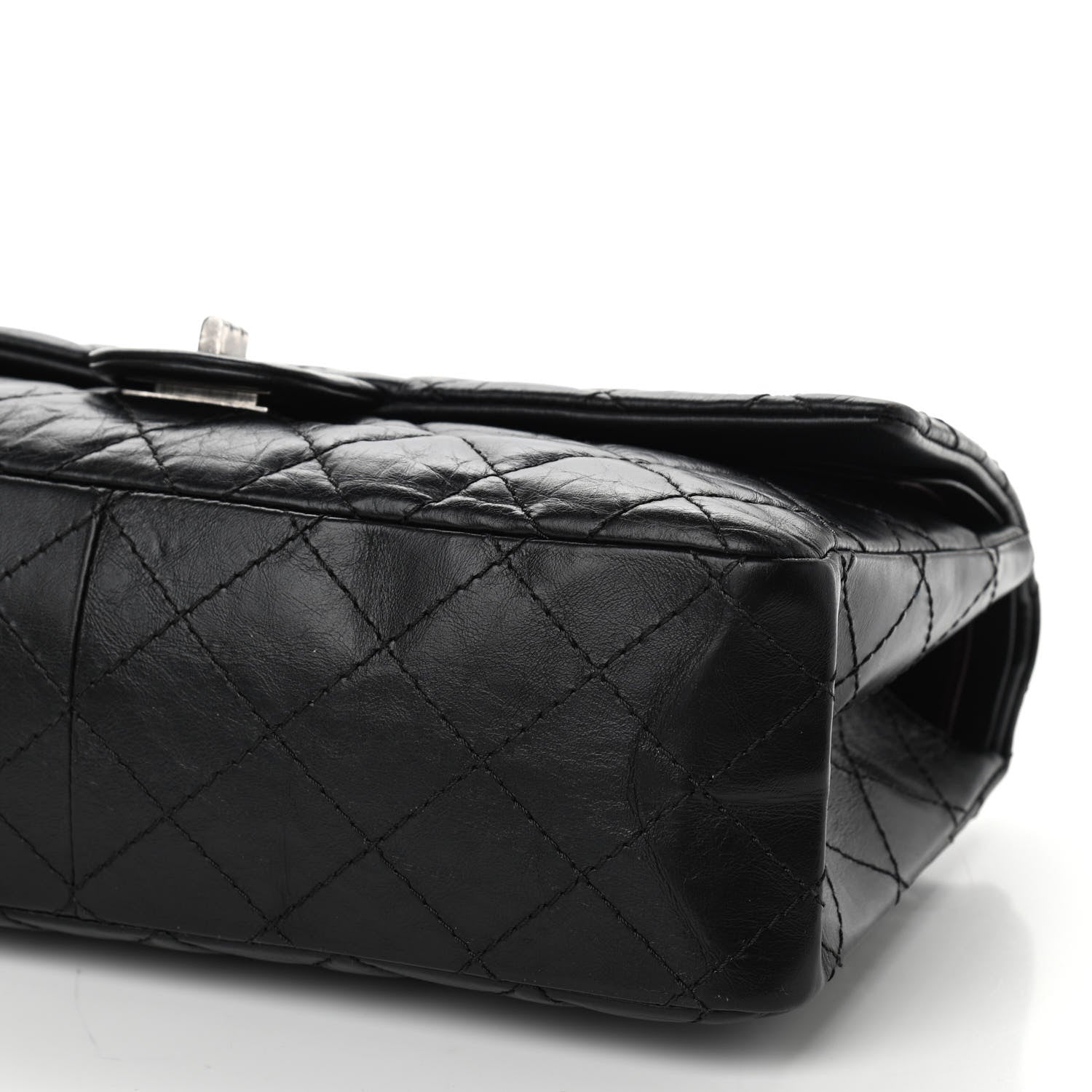 Chanel Aged Calfskin Quilted 2.55 Reissue 226 Flap Black 10 of 12