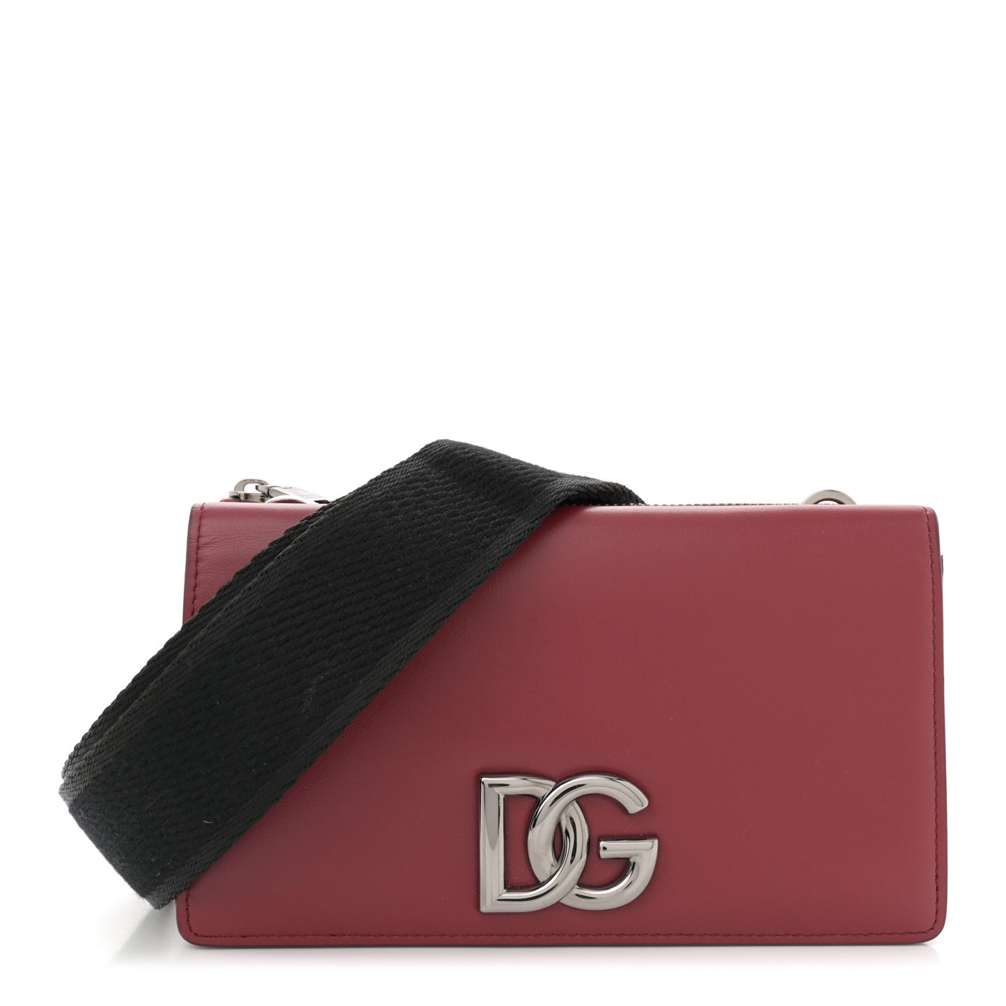 Calfskin Mini DG Convertible Bag Red