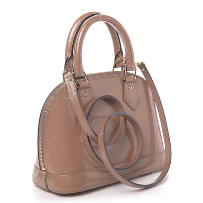 Louis Vuitton Vernis Alma BB Rose Velours 4 of 11
