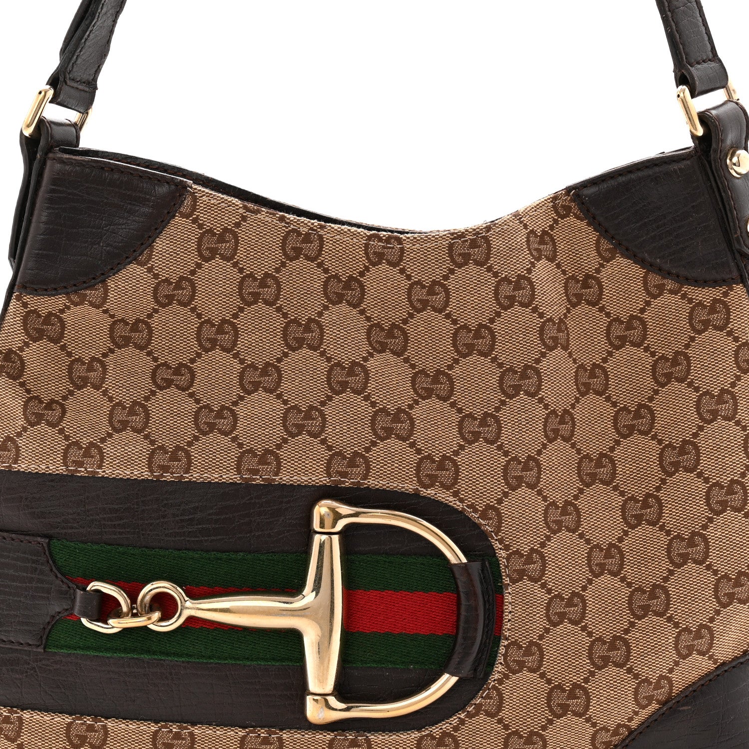 Gucci Monogram Hasler Shoulder Bag Ebony 8 of 10
