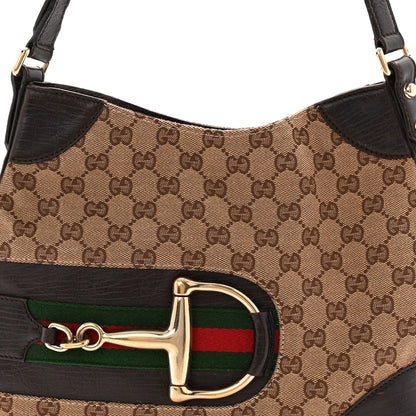 Gucci Monogram Hasler Shoulder Bag Ebony 8 of 10