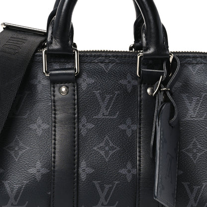 Louis Vuitton Reverse Monogram Eclipse Keepall Bandouliere 25 Black 7 of 9