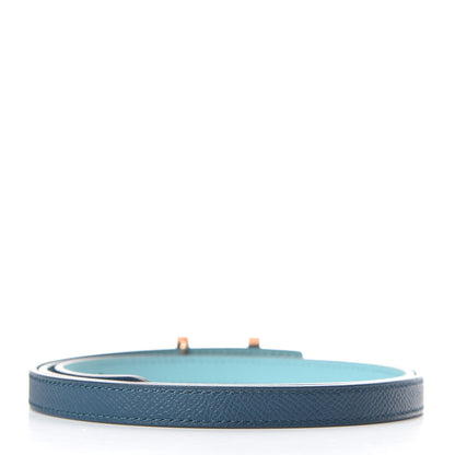Hermes Epsom Swift 13mm Focus Belt 90 Bleu Atoll Colvert 3 of 8