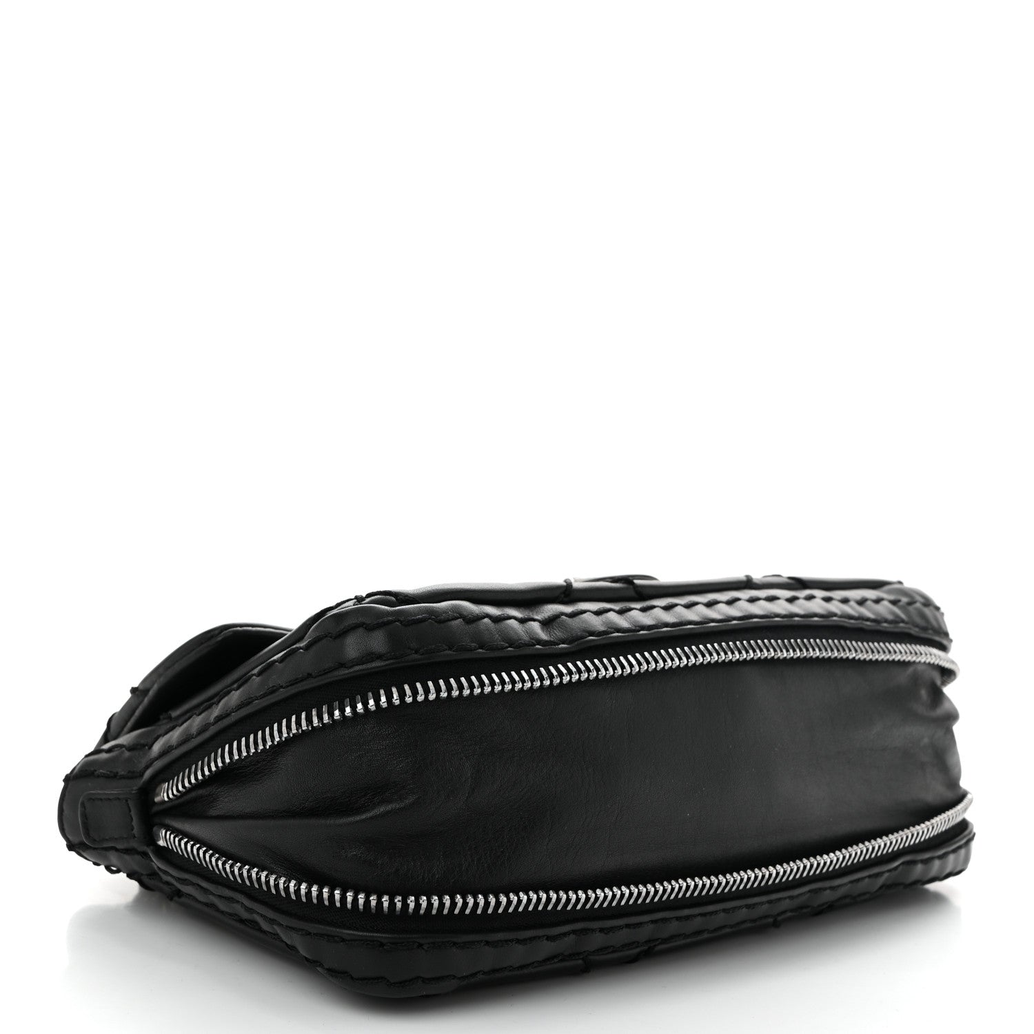 Chanel Calfskin Stitched Expandable Flap Black 4 of 10