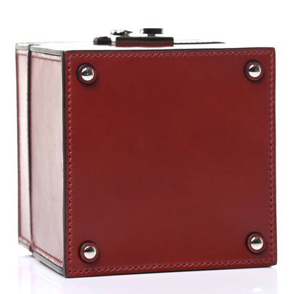 Moynat Calfskin Mini Vanity Case Clutch Scarlet Red 4 of 10