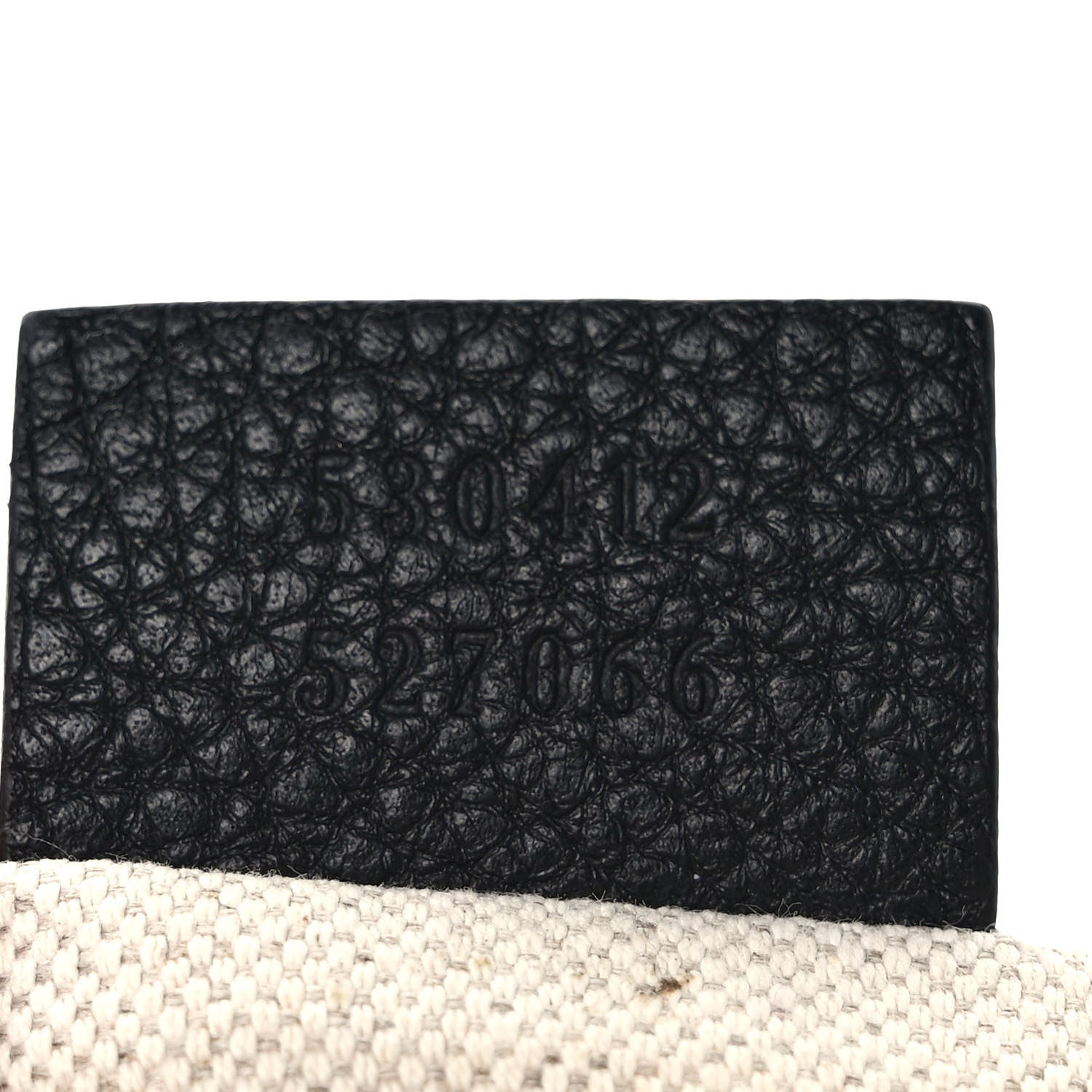 Gucci Grained Calfskin Logo Belt Bag Black 7 of 9