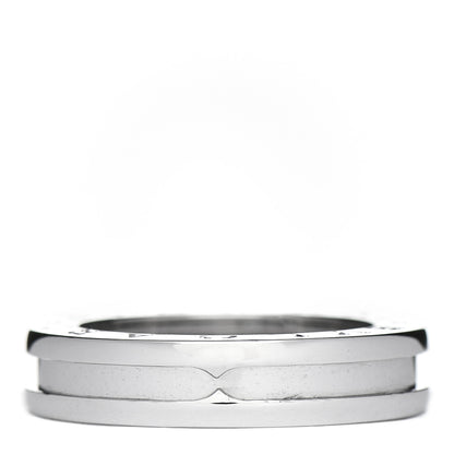 Bulgari 18K White Gold B.Zero1 One-Band Ring 50 5.25 1 of 5