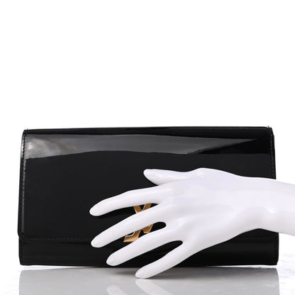 Louis Vuitton Patent Louise EW Clutch Black 2 of 7