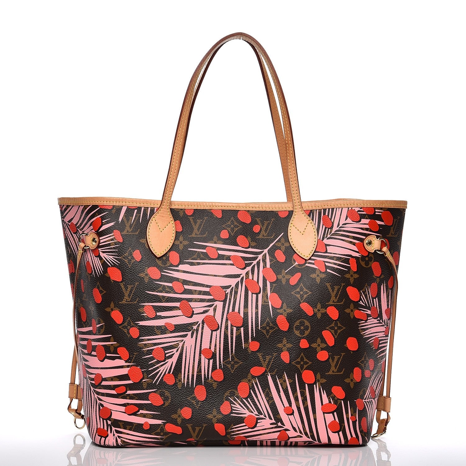 Louis Vuitton Monogram Jungle Dots Neo Neverfull MM Sugar Pink Poppy 3 of 12