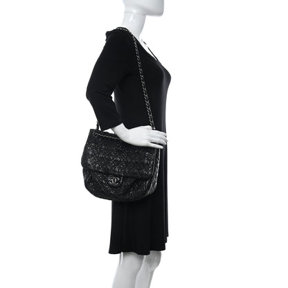 Chanel Vinyl Rock In Moscow Single Flap Black 2 of 18