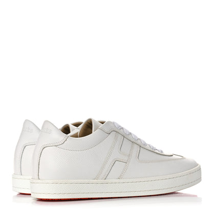 Hermes Epsom Womens Boomerang Sneakers 37 White 4 of 8
