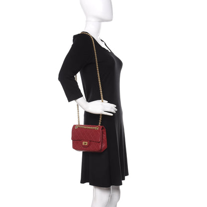 Chanel Aged Calfskin Quilted 2.55 Reissue Mini Flap Red 3 of 11