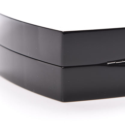 Chanel Plexiglass Compact Box Clutch Black 9 of 10
