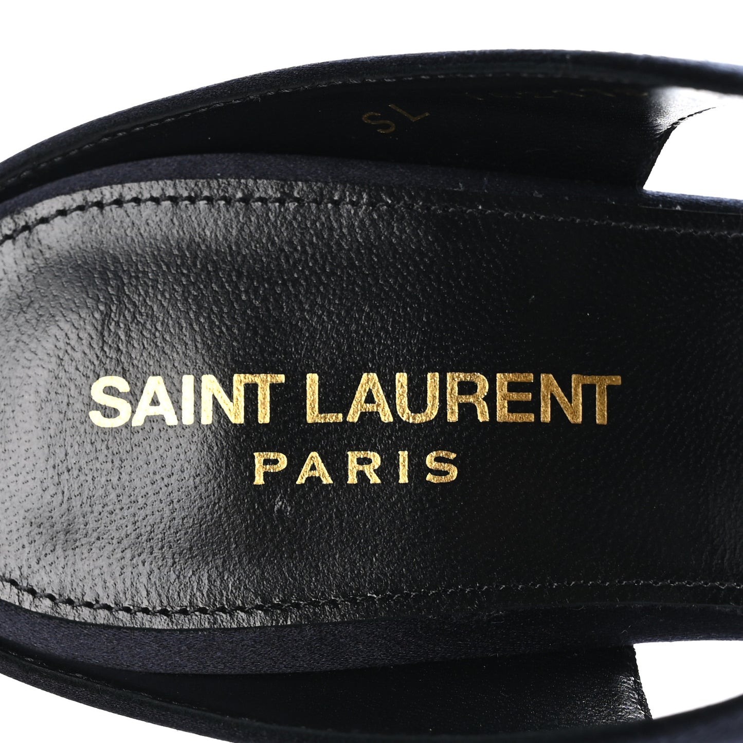 Crepe Satin Dive Mule Sandals 40 Patriot Navy