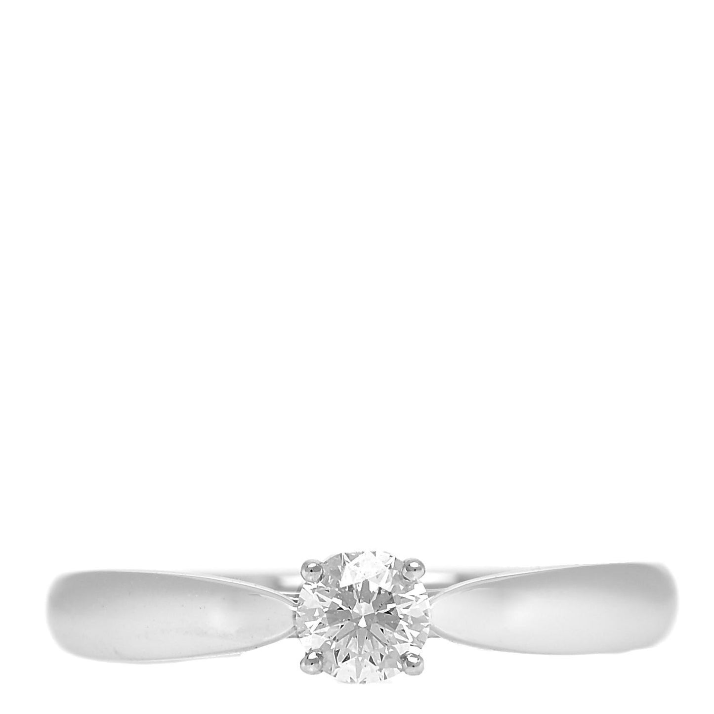 Platinum Diamond .24ct Harmony Solitaire Engagement Ring 52 6