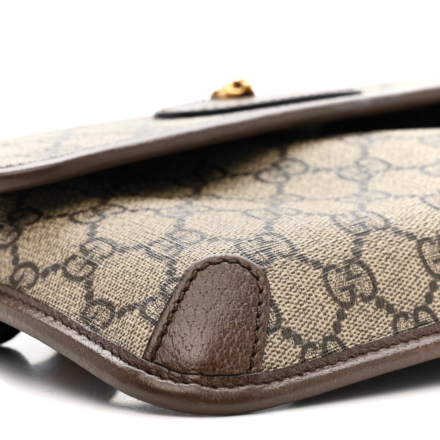 Gucci GG Supreme Monogram Neo Vintage Web Belt Bag Brown 10 of 16