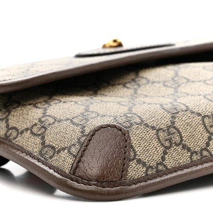 Gucci GG Supreme Monogram Neo Vintage Web Belt Bag Brown 10 of 16