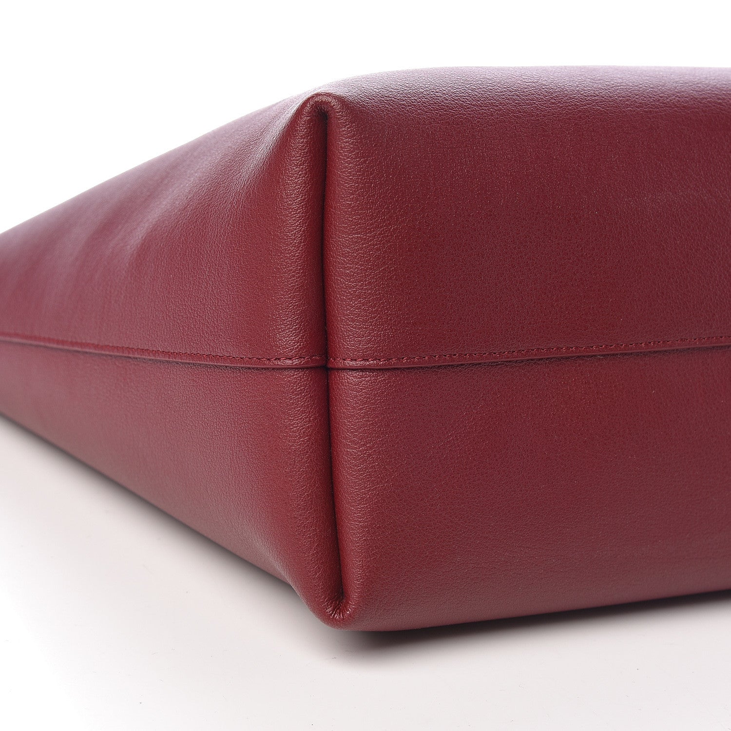 Saint Laurent Calfskin Large Shopping Tote Rouge Legion 10 of 12