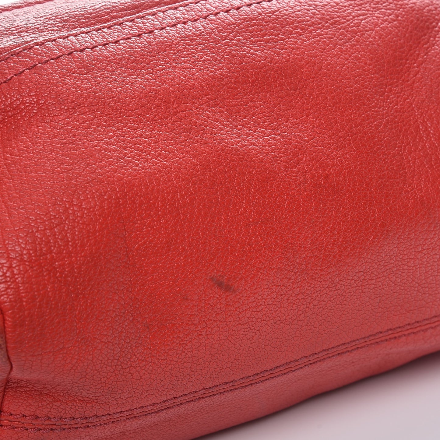 Sugar Goatskin Mini Pandora Red