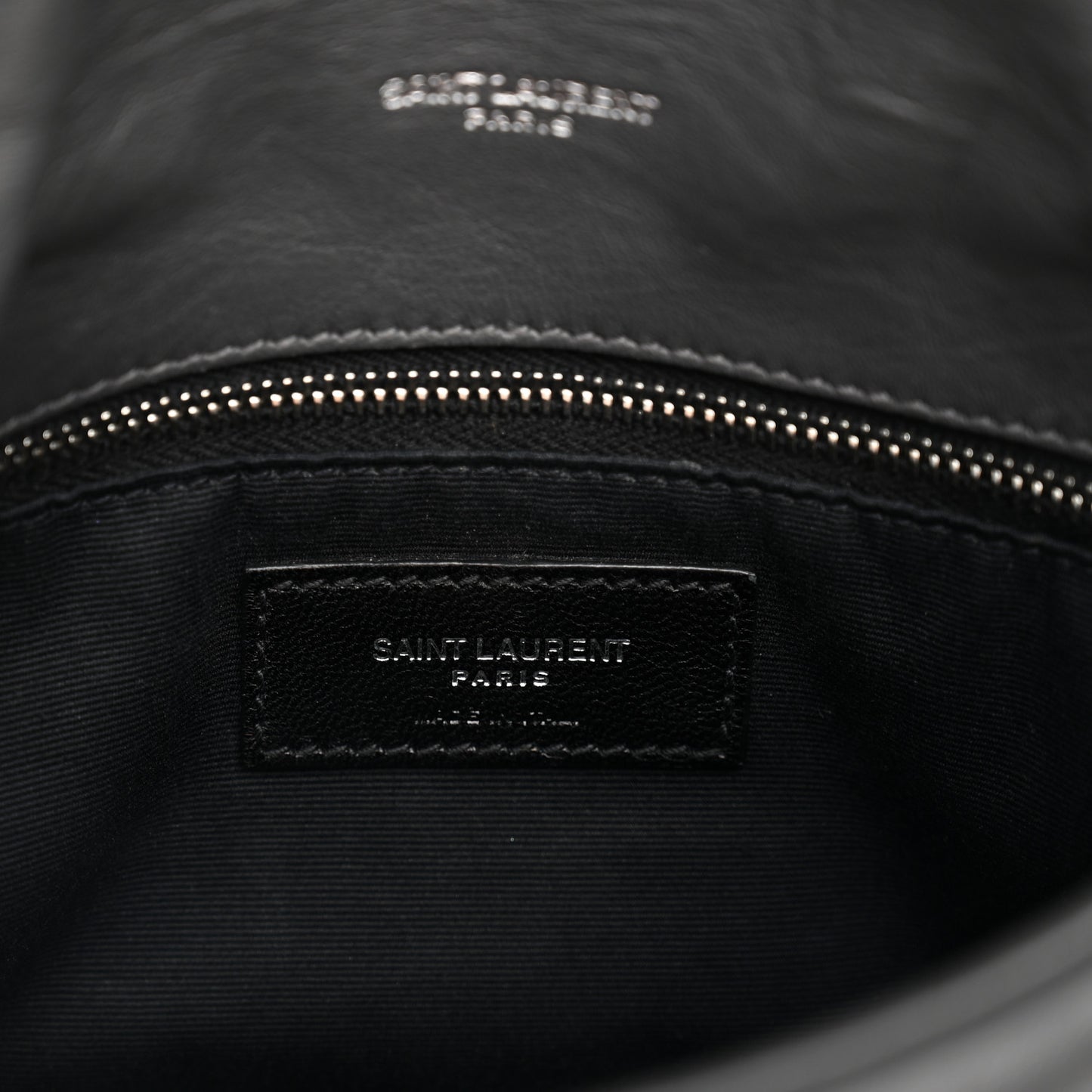 Lambskin Quilted Toy Loulou Puffer Monogram Chain Satchel Storm