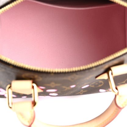 Louis Vuitton LV X TM Monogram Cherry Blossom Speedy Bandouliere 25 Sakura Brown 5 of 12