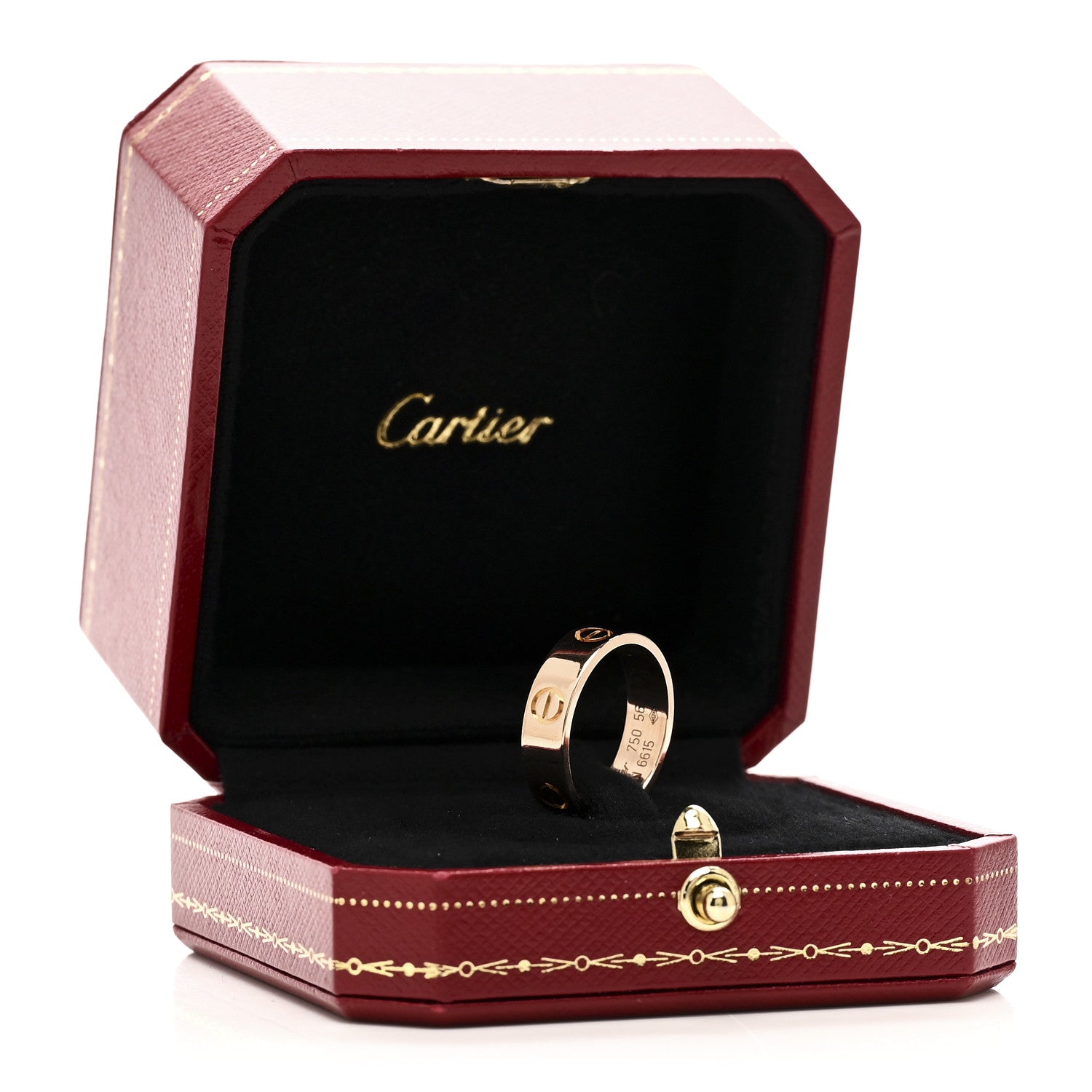 Cartier 18K Pink Gold 5.5mm LOVE Ring 56 7.5 1903111 – FASHIONPHILE