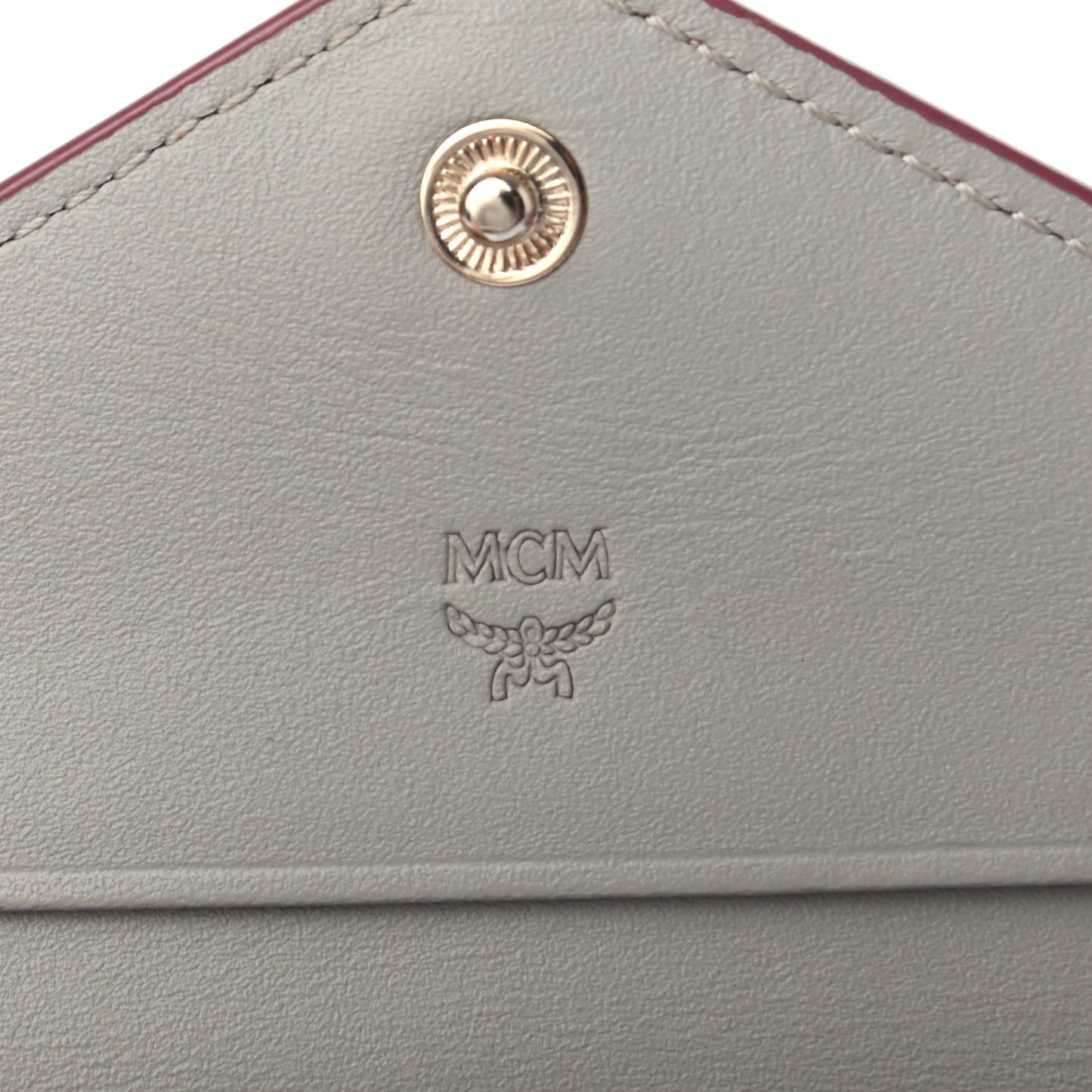 Visetos Mini Love Letter Flap Wallet Pink Beige