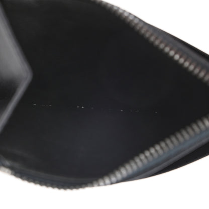 Bottega Veneta Calfskin Intrecciato Zip Card Holder Black 5 of 7