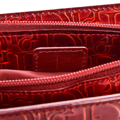 Christian Dior Patent Ultimate Chrome Beaded Malice Tote Red 7 of 12