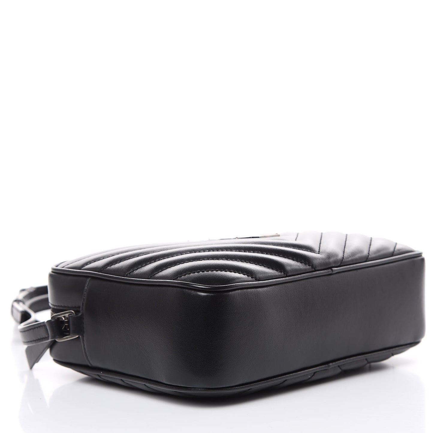 Calfskin Matelasse Monogram Lou Camera Bag Black