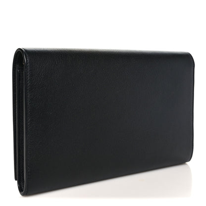 Saint Laurent Calfskin Monogram Belle de Jour Chain Clutch Black 3 of 7