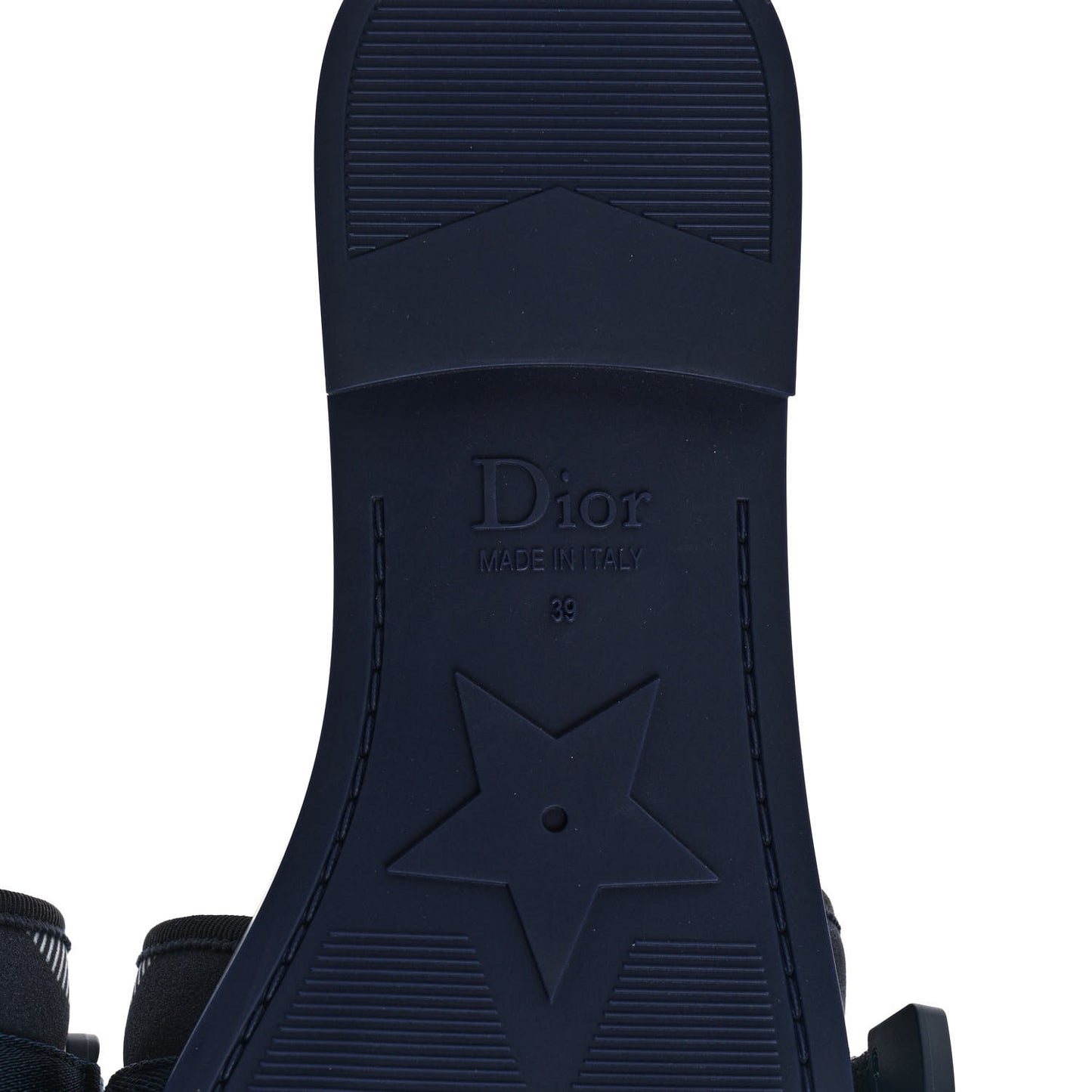 Technical Stretch Fabric Camouflage Dio(r)evolution Slide Sandals 39 Deep Blue