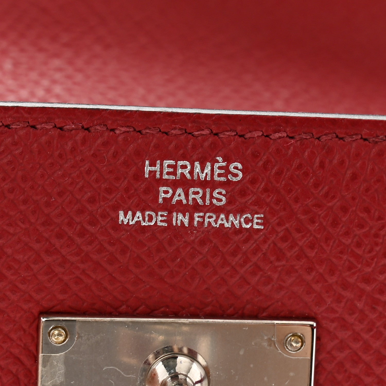 Hermes Epsom Kelly Wallet To Go Rouge Grenat 7 of 11