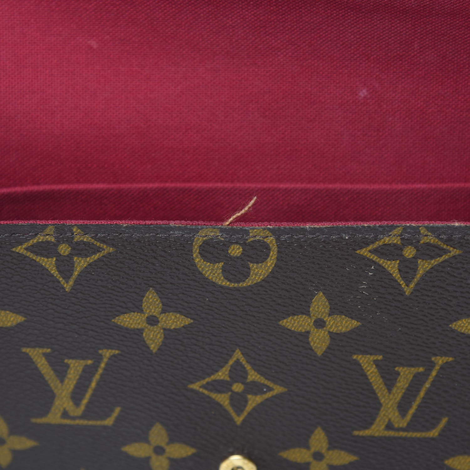 Louis Vuitton Monogram Pochette Felicie Chain Wallet Fuchsia 17 of 18