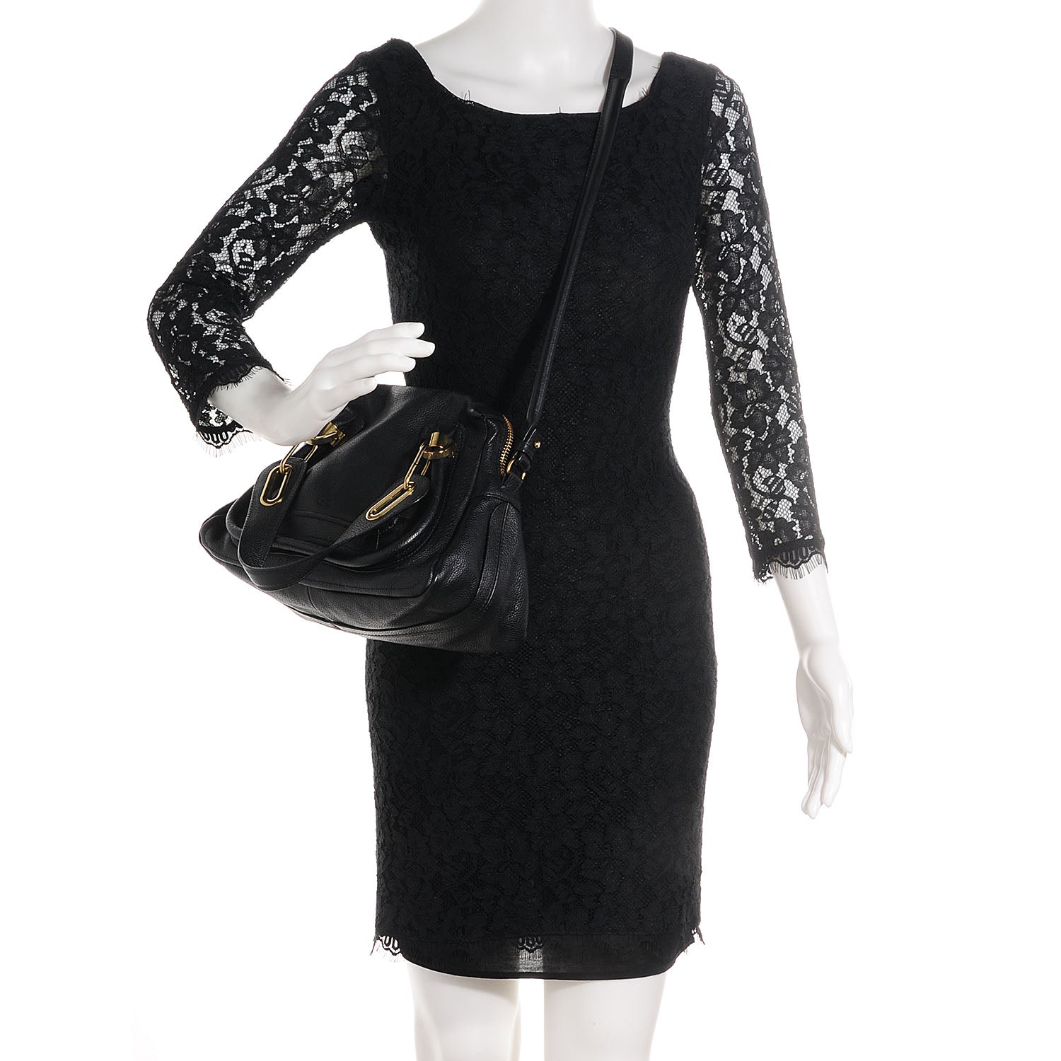 Chloe Calfskin Small Paraty Black 2 of 10